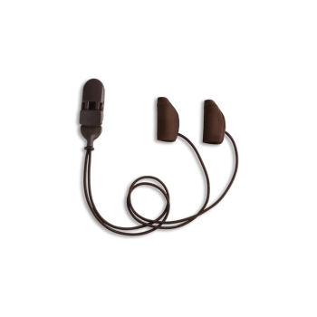 Ear Gear Micro Corded Hearing Aid Clip Brown - 56354