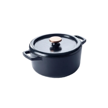Enameled Cast Iron Round Dutch Oven 5 Quart
